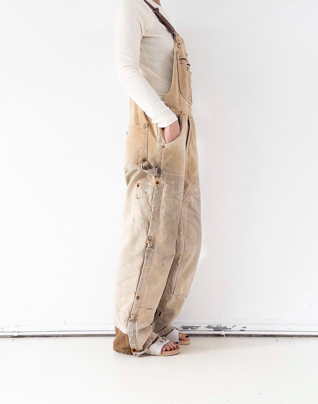 Carhartt Doubleknee Workwear Latzhose W34 L32 L 90s Vintage Thrashed Distressed Overall