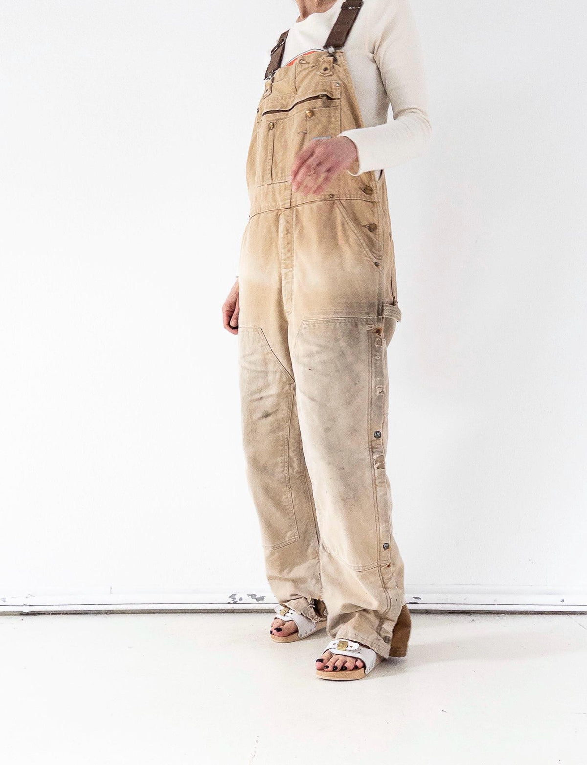 Carhartt Doubleknee Workwear Latzhose W34 L32 L 90s Vintage Thrashed Distressed Overall