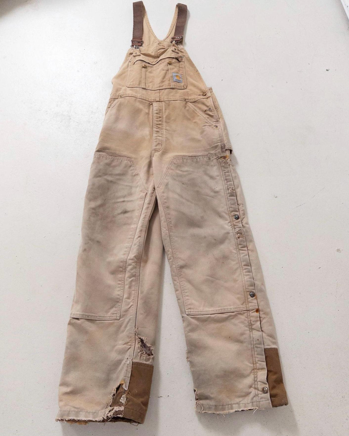 Carhartt Doubleknee Workwear Latzhose W34 L32 L 90s Vintage Thrashed Distressed Overall