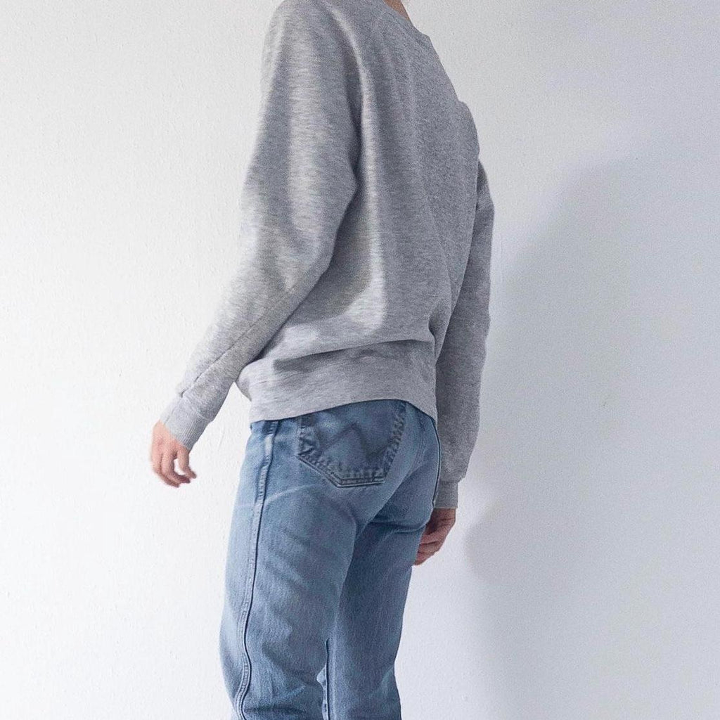 Hanes Sweatshirt M 90s Vintage San Francisco Heather Grey Raglan Sweater Made in USA 1993
