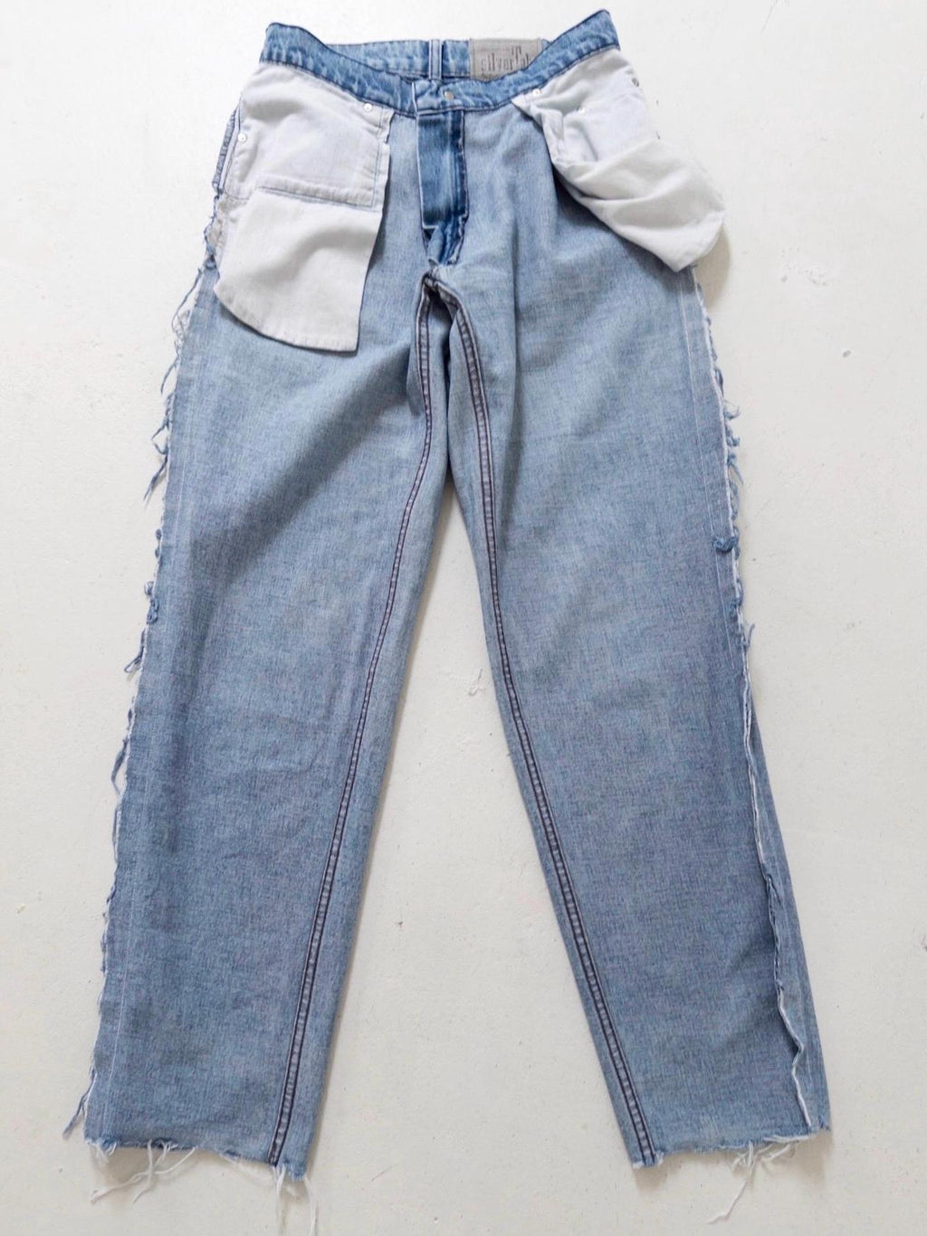 Levis 565 Relaxed Fit Jeans W28 L31 90s Vintage Reworked Light Blue Loose 1997 Silver Tab