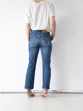 Levis 517 Flared Jeans W27-28 L30 00s Vintage Faded Dark Blue Boot Cut Denim 2001