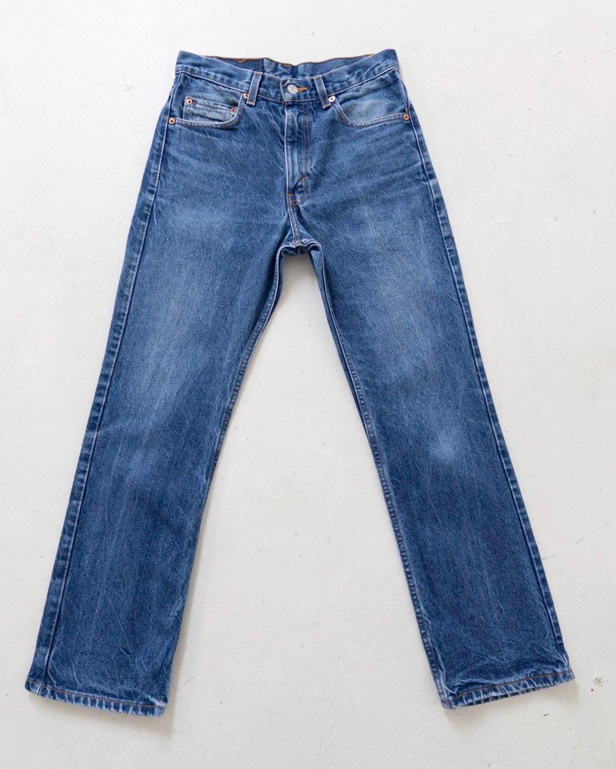 Levis 517 Flared Jeans W27-28 L30 00s Vintage Faded Dark Blue Boot Cut Denim 2001