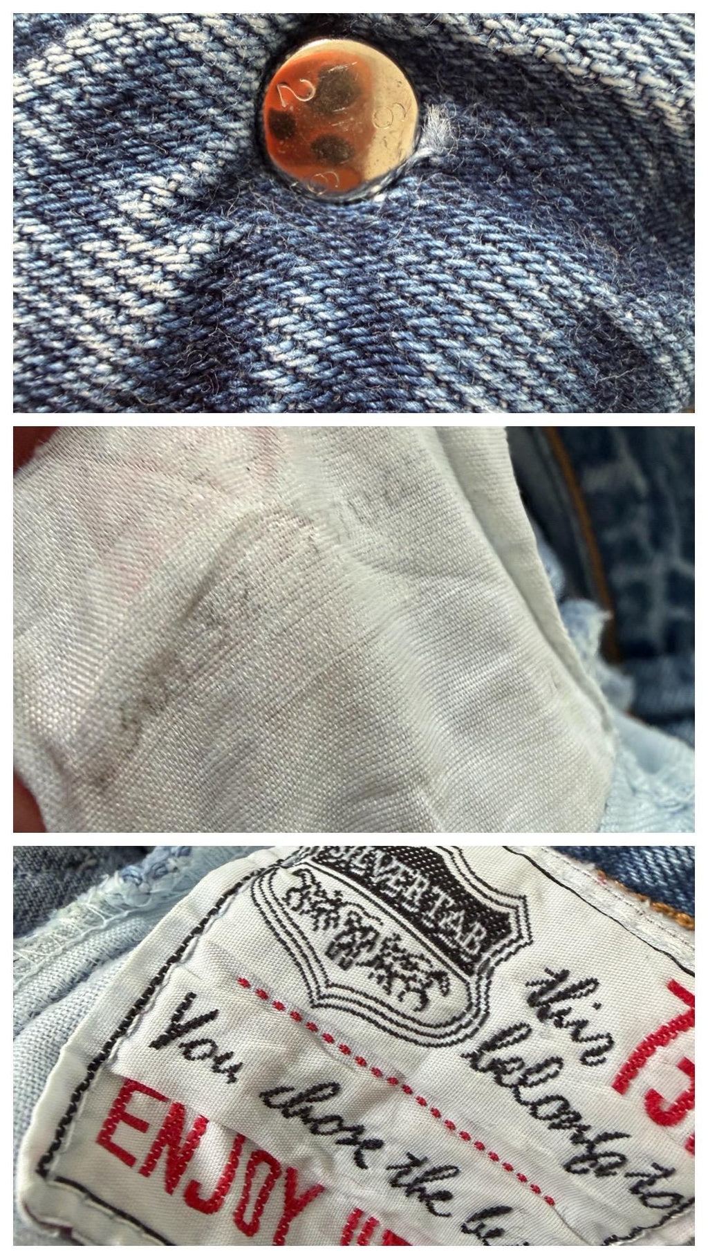 Levis 737 High Waist Slim Jeans W27/28 L33 80s Vintage Faded Mid Blue Paint Splattered Denim 1984 Silver Tab Made in Belgium