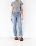 Levis 550 W27 L29 Orange Tab Faded Light Blue Denim Distressed Relaxed Dad Jeans 90s Vintage
