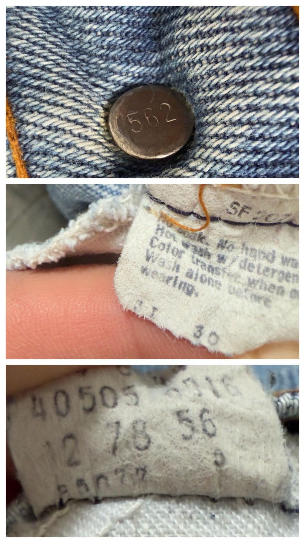 Reserviert für Eva****Levis 505 W29-30 L32 Orange Tab Jeans 70s Vintage Made in USA Faded Light to Mid Blue Painter Denim 1978