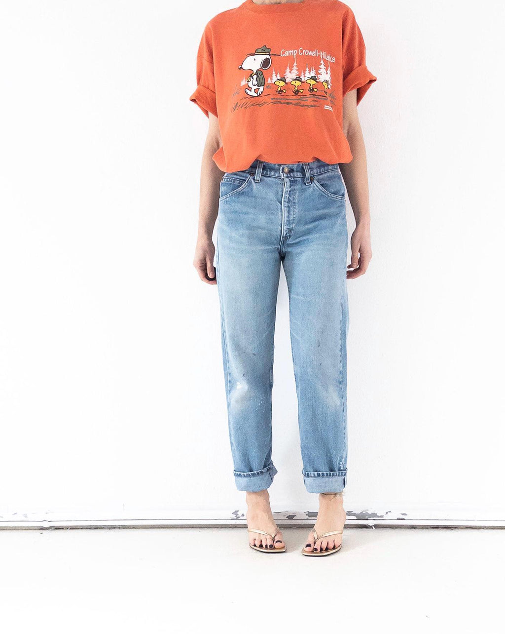 Reserviert für Eva****Levis 505 W29-30 L32 Orange Tab Jeans 70s Vintage Made in USA Faded Light to Mid Blue Painter Denim 1978