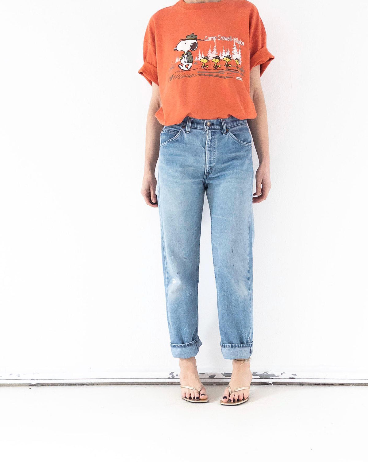 Reserviert für Eva****Levis 505 W29-30 L32 Orange Tab Jeans 70s Vintage Made in USA Faded Light to Mid Blue Painter Denim 1978