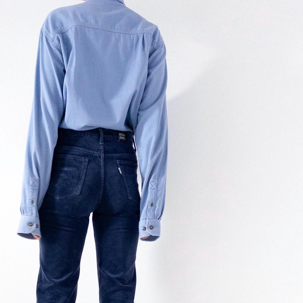 Carhartt Workwear Shirt S M Baby Blue Paint Splatters Buttondown Hemd