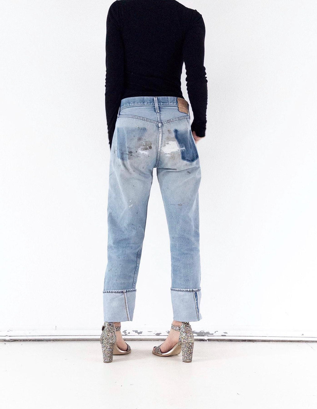 Gr. 29 - 30 Levis 501 Selvedge 80s Vintage Made in USA