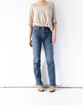 Levis 501 W25-26 L34 90s Vintage Faded Mid Blue Slit Hem Denim Made in Poland 1998