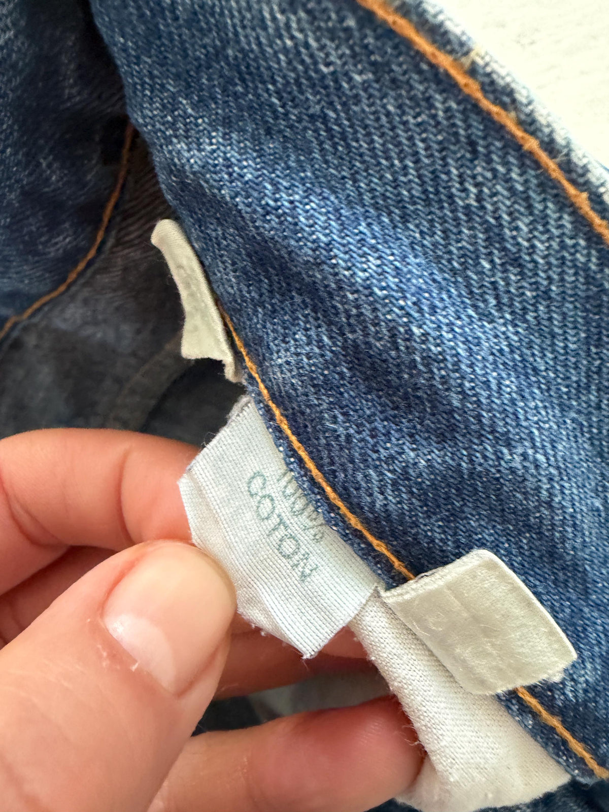 Lee Cooper W27 L34 70s 80s Vintage Faded Dark to Mid Blue Straight Leg Jeans 1980 Made in UK
