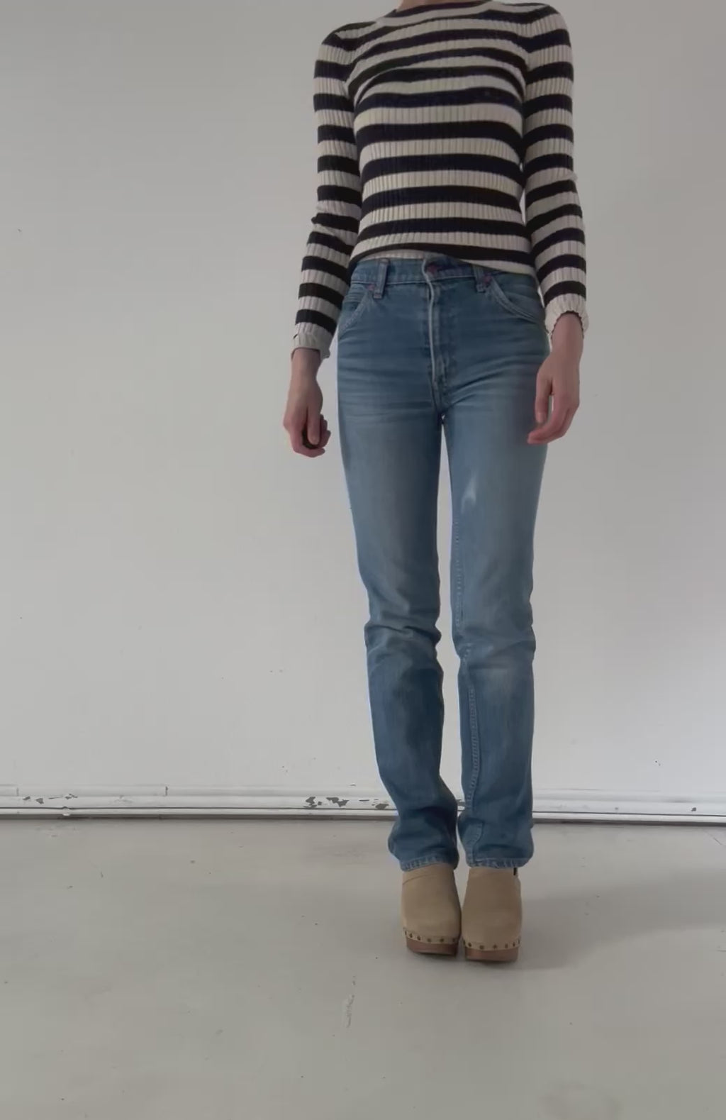 W25-26 L34  Levis 631 Jeans 80s Vintage