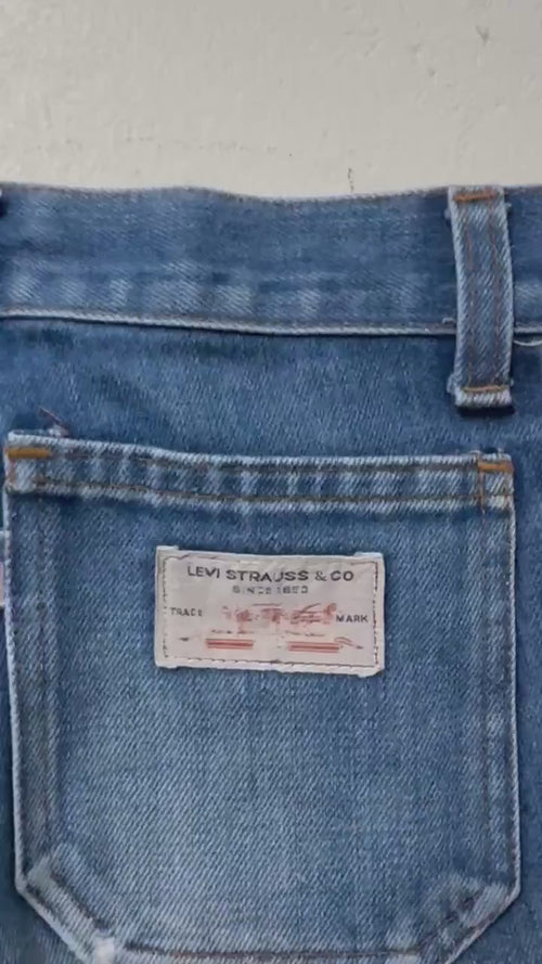 Gr. 146/152 Levis Junior Flared Jeans 70s Vintage Made in Belgium