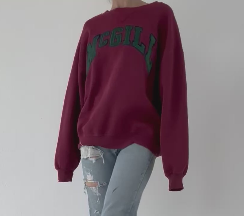 Gr.XL Russell Athletic Mcgill College Sweater 90s Vintage Made in USA