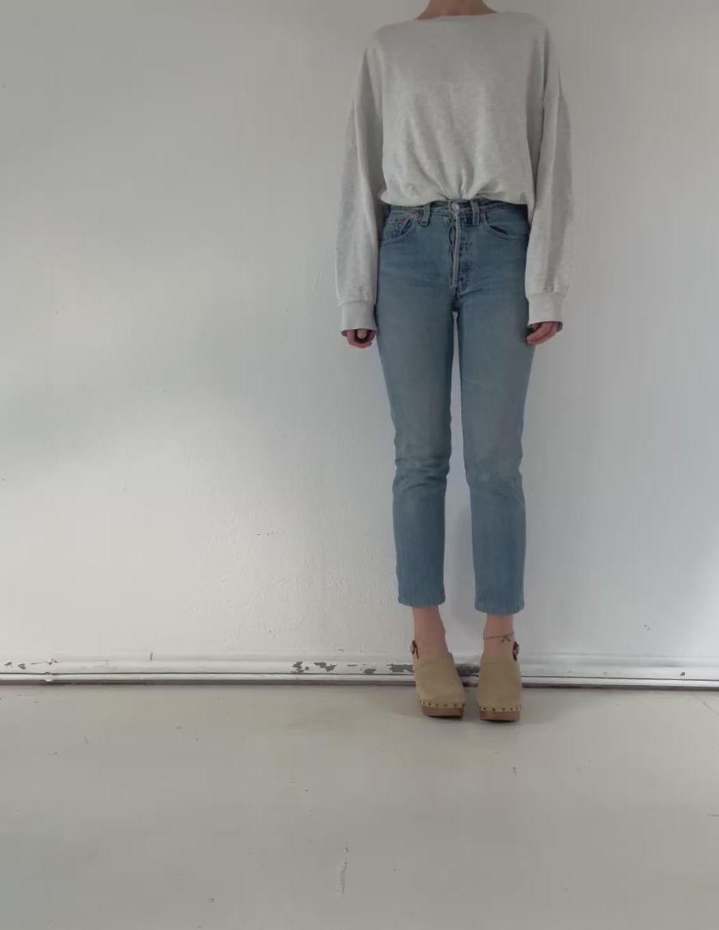 Gr. 25 Levis 501 90s Vintage Made in Poland Reworked