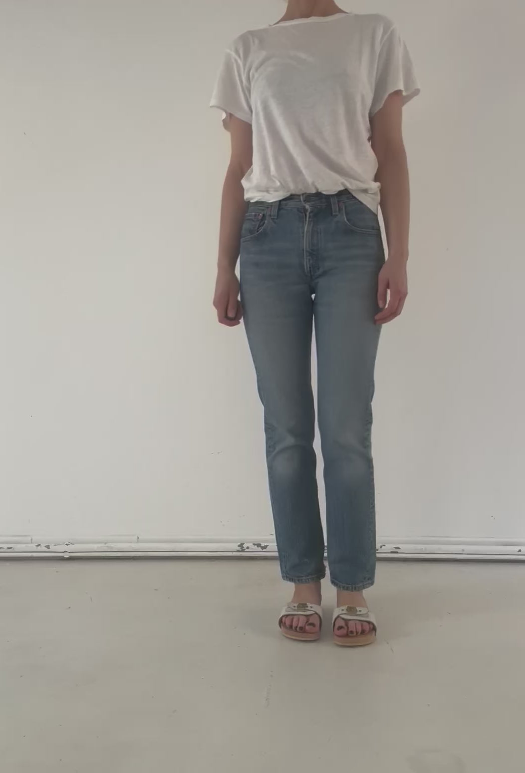 W25 L30 Levis 505 90s Vintage Made in Italy