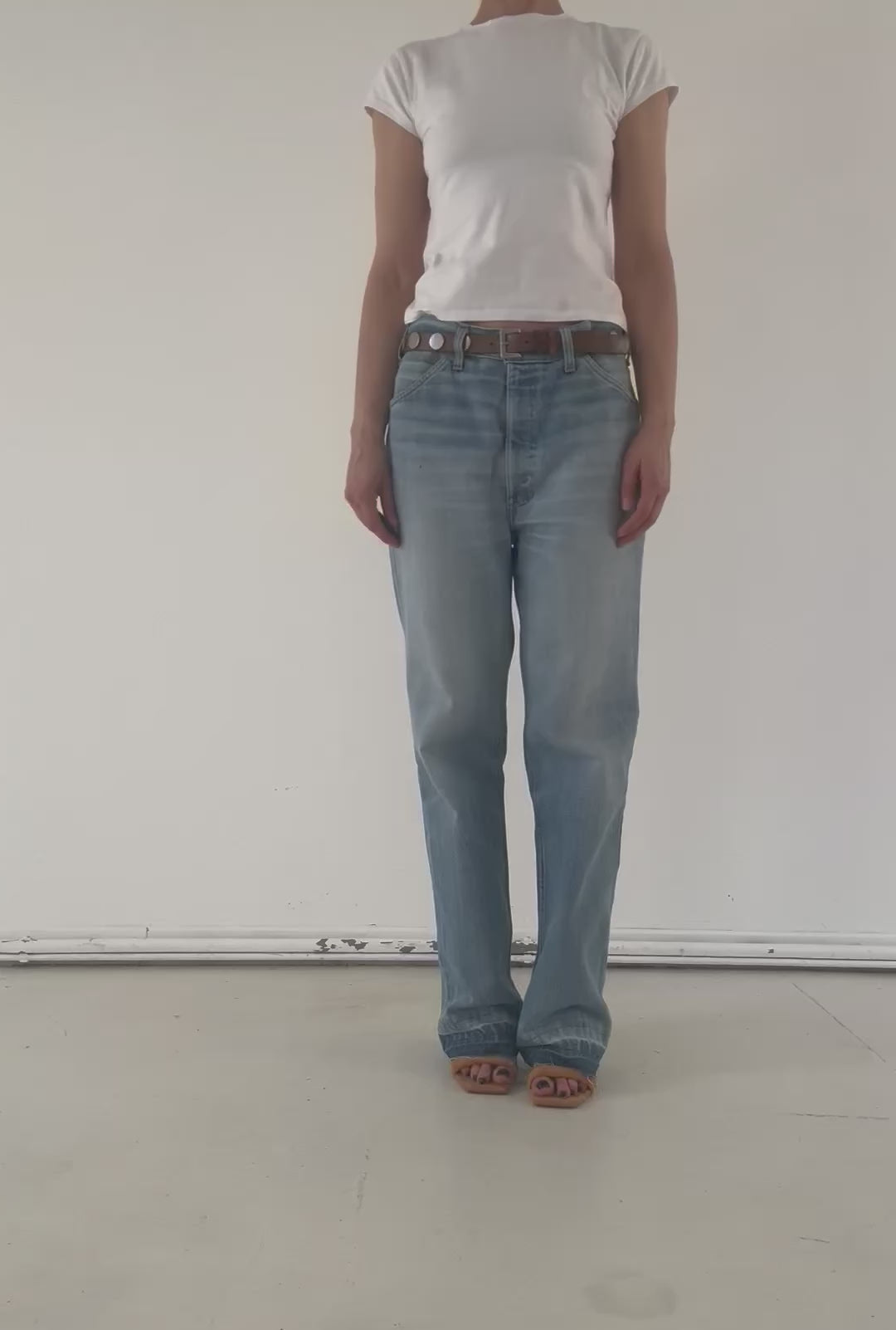 W31 -32 L36 Levis Cigarette Jeans 70s Vintage Made in Belgium