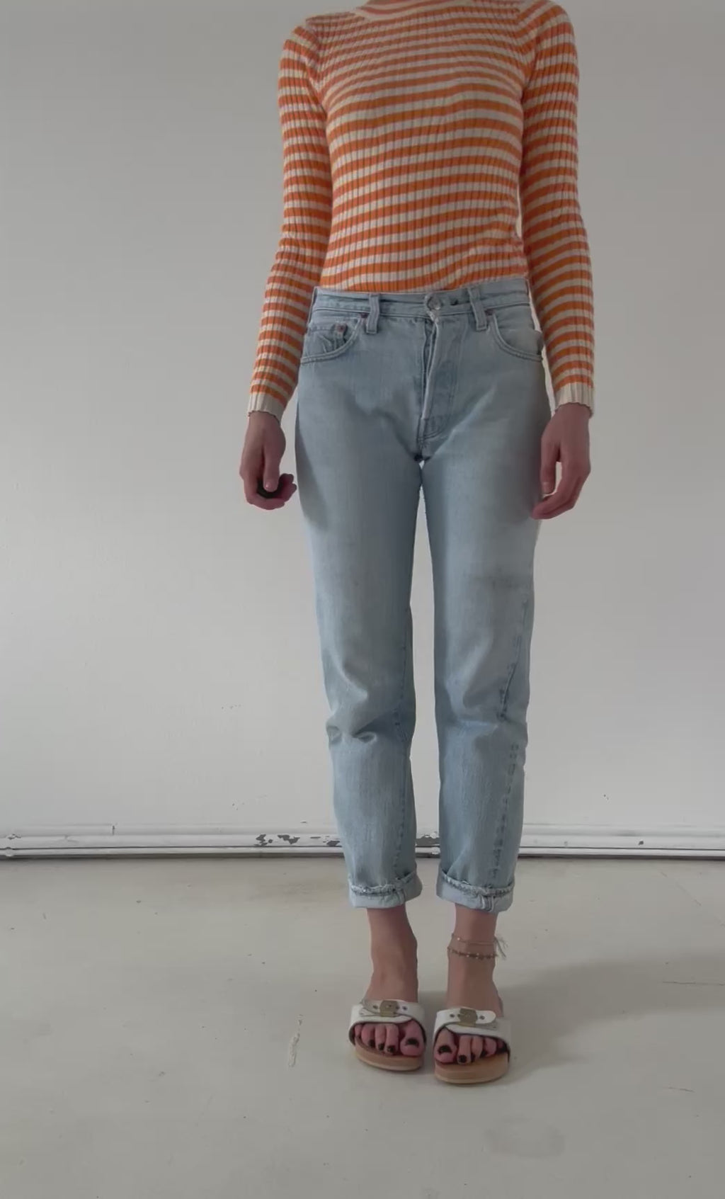 W26 - 27 L29 Levis 501 Selvedge Redline 80s Vintage Made in USA