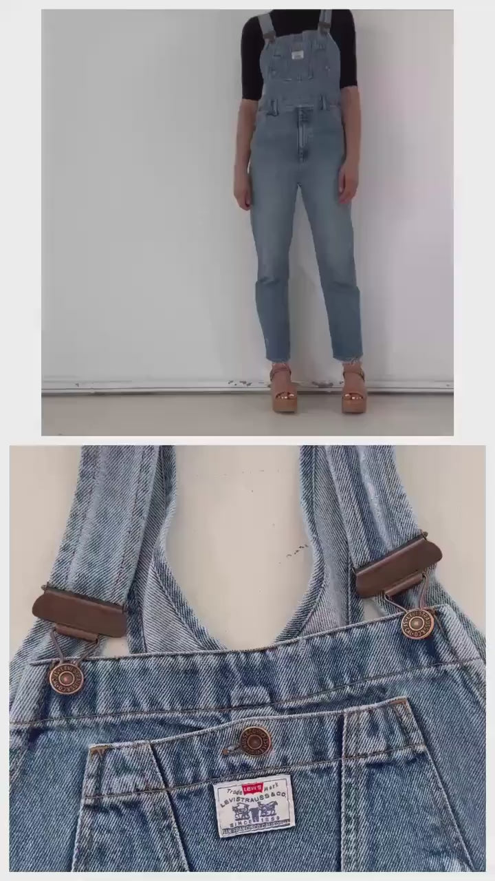 90s Vintage Levis Latzhose Gr. XS/S