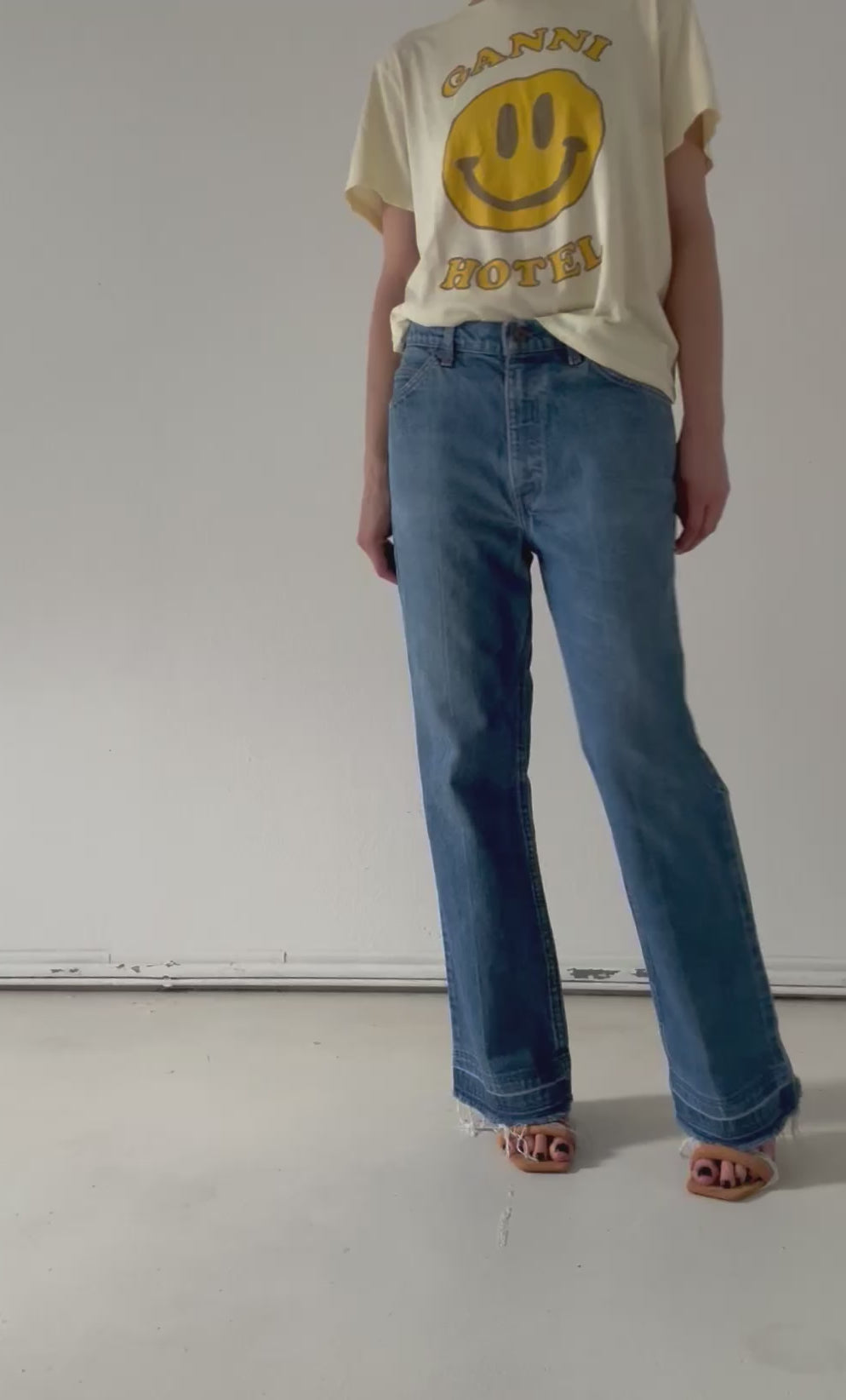 W31-32 L32 Levis 632 Flared Jeans 80s Vintage Made in Belgium