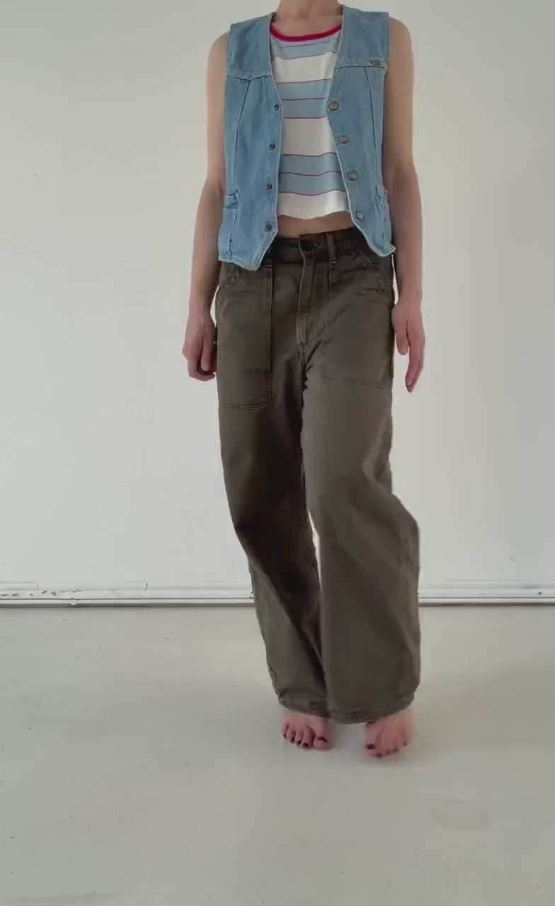 Gr. L Lee Jeansweste 70s Vintage Made in USA