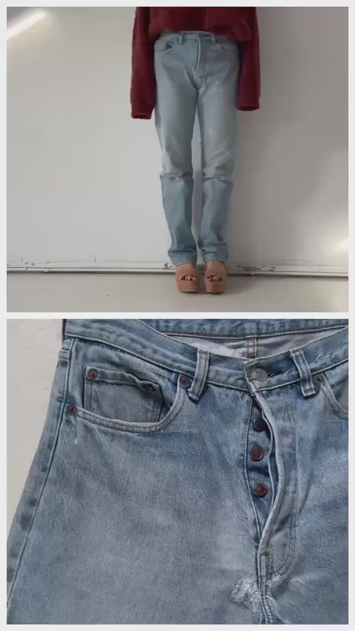Gr. 32 Levis 501 Selvedge 80s Vintage Made in USA